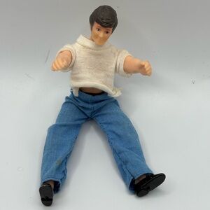 VTG 1988 Poseable Horseman "SCOTT" Doll House Doll Family Boy Man Used 6” outfit